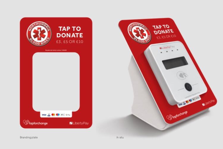 Contactless donation box