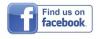 Find us on facebook button